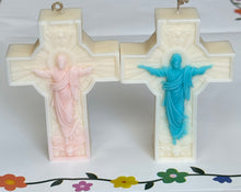 Load image into Gallery viewer, Cross Pillar Candle