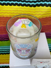 Load image into Gallery viewer, Sugar skull candle