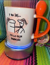 Load image into Gallery viewer, Te lo dije mug with spoon