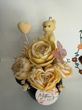 Load image into Gallery viewer, Black Talavera candle bouquet