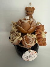 Load image into Gallery viewer, Black Talavera candle bouquet