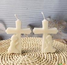 Load image into Gallery viewer, Religion cross candle
