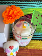 Load image into Gallery viewer, Sugar skull candle
