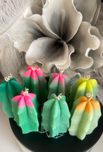Load image into Gallery viewer, Succulent pillar candles
