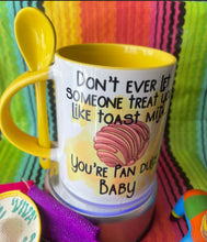 Load image into Gallery viewer, Pan dulce Mug &amp; spoon
