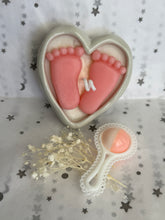 Load image into Gallery viewer, Heart baby candle
