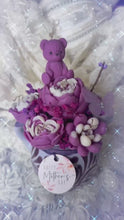 Load and play video in Gallery viewer, Purple Talavera candle bouquet
