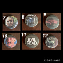 Load image into Gallery viewer, Horror Pin Buttons
