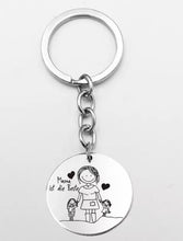 Load image into Gallery viewer, Family Stainless Steel Keychain
